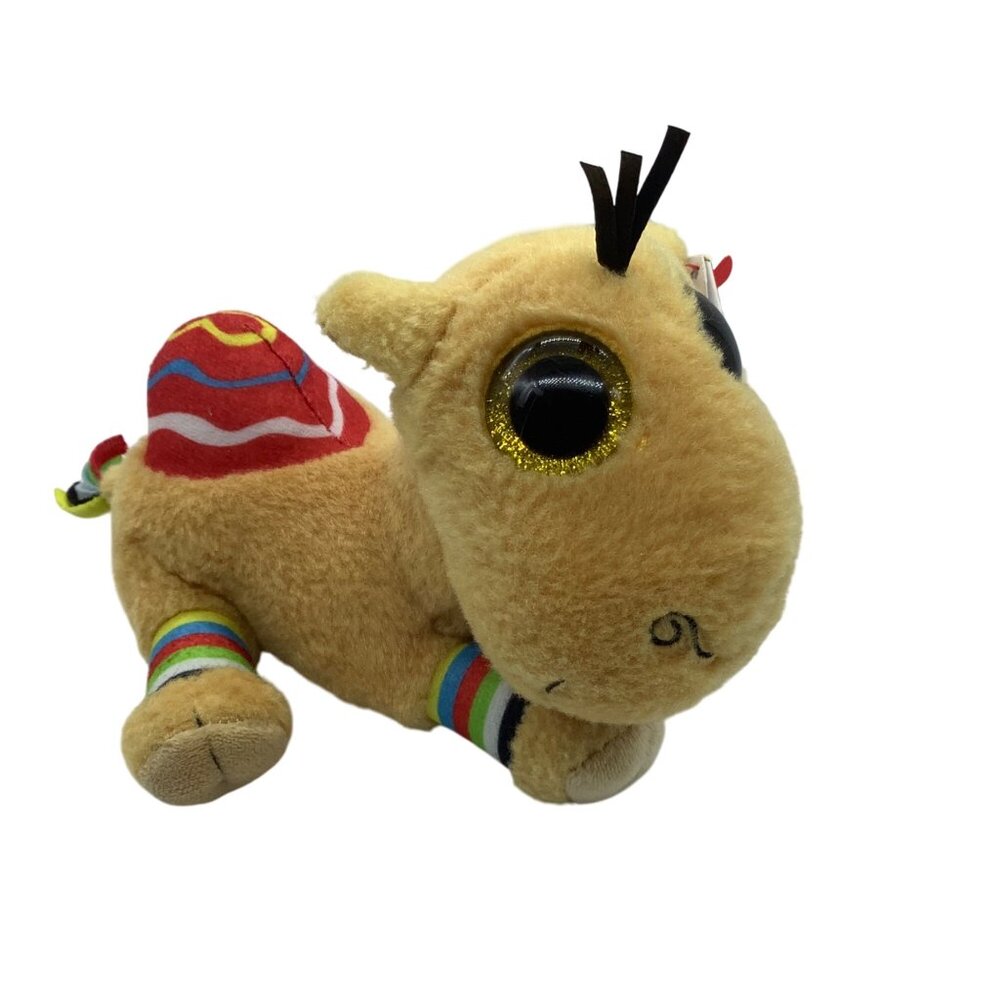 Ty Beanie Boos Jamal Camel Plush Stuffed Animal Toy 8”‎ Colorful Hump Has TAG